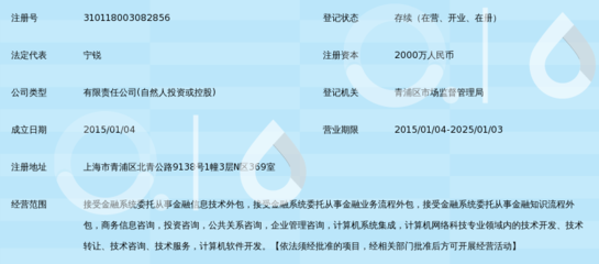 什马互联网金融信息服务(上海)
