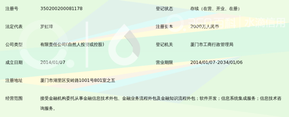 厦门易汇利金融信息技术服务_360百科